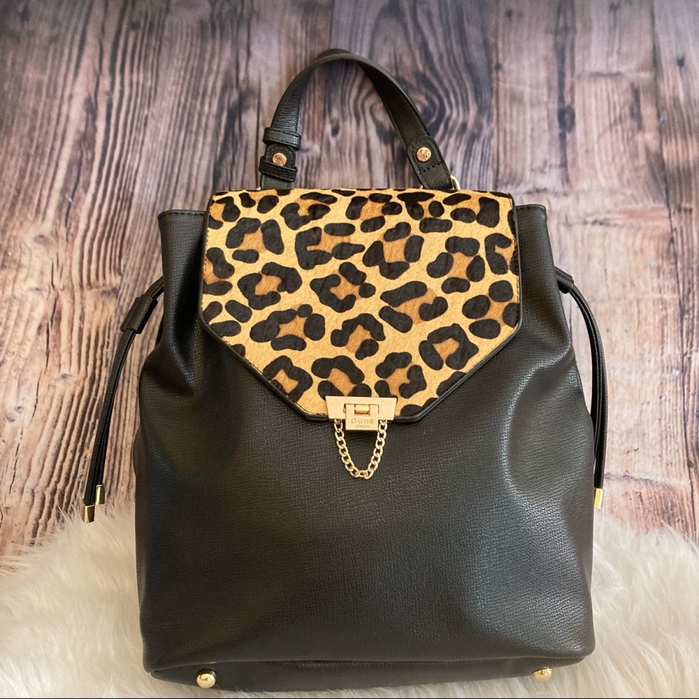 NWT Dune London Leather/Calfhair Bag